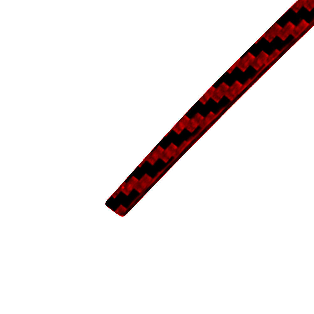 Red Carbon Fiber Below Navigation Strip Cover for Subaru Legacy Outback 2010-14