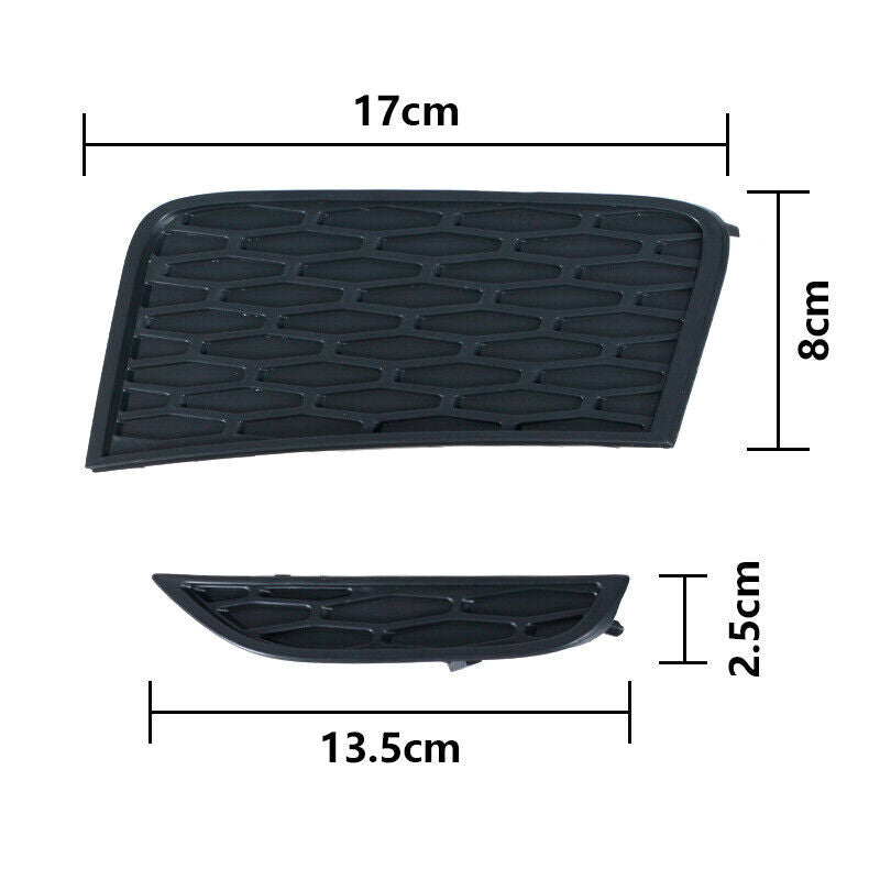 2pcs Front Bumper Fog Light Trim Bezel Left for Range Rover Evoque 2012-2015