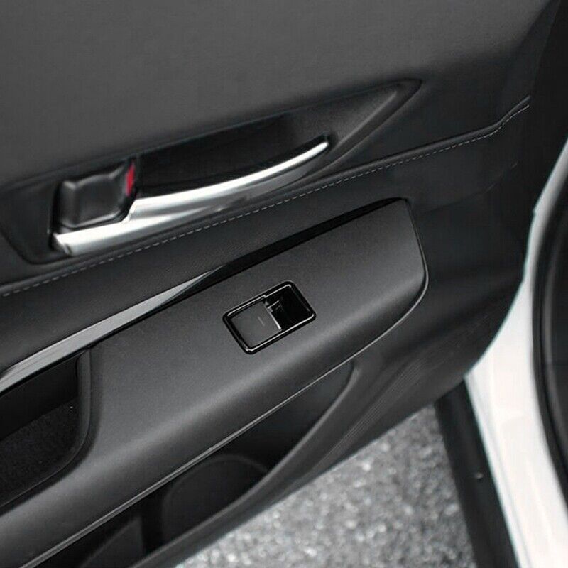 Window Lift Panel Switch Black Covers ABS For 2020-2023 for Toyota Harrier Venza LHD