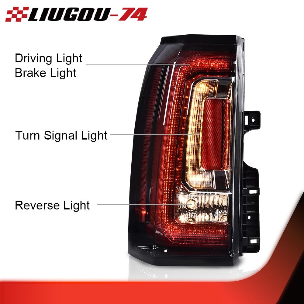 Taillight assembly suitable for 2015-2020 for GMC for Yukon and for Yukon XL left-hand drive side