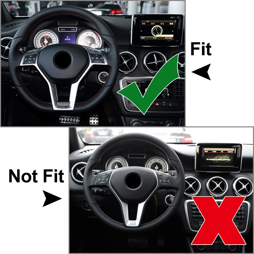 Auto Steering Wheel Trim Cover for Mercedes Benz CLA/ SLK/ E/ C/GLA-CLASS C117