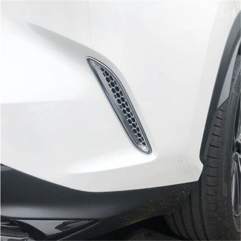 for Lexus NX250 350 350h 2022-24 Chrome Rear Fog Light Eyebrow Cover Trim Decor
