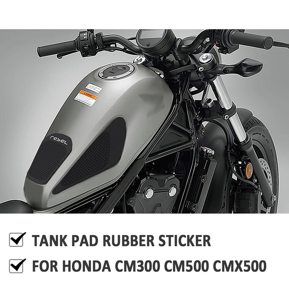 for Honda Rebel 300 CM300 CM500 CMX500 Tank Pad Rubber Sticker Protector Decal