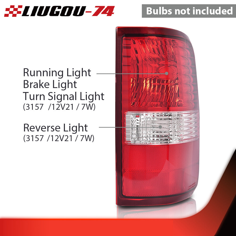 Taillights suitable for 2004-2005-2008 for Ford F-150 rear brake lights on the passenger side.