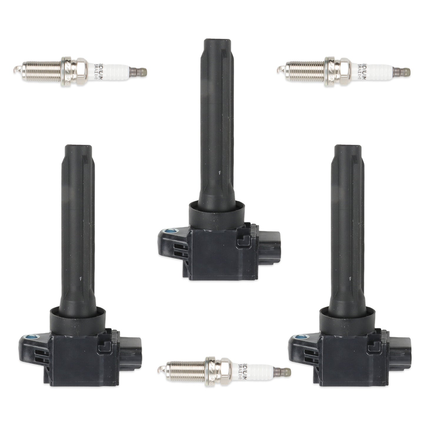 3pcs Ignition Coils+3pcs Iridium Spark Plugs for Mitsubishi Mirage 2014-15