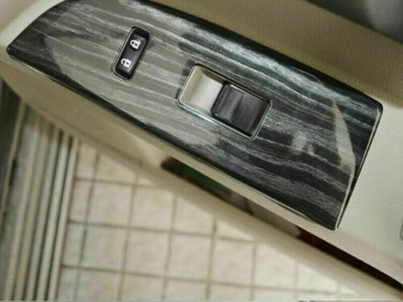 Wood Grain Door Window Lift Switch Panel Cover for Toyota Highlander 2008-2013