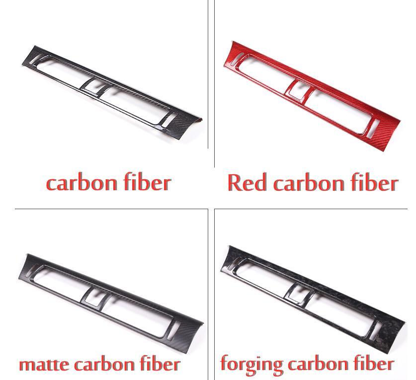 Red Carbon Fiber for Toyota GR86/ for Subaru BRZ 22+ Center Console A/C Outlet Trim