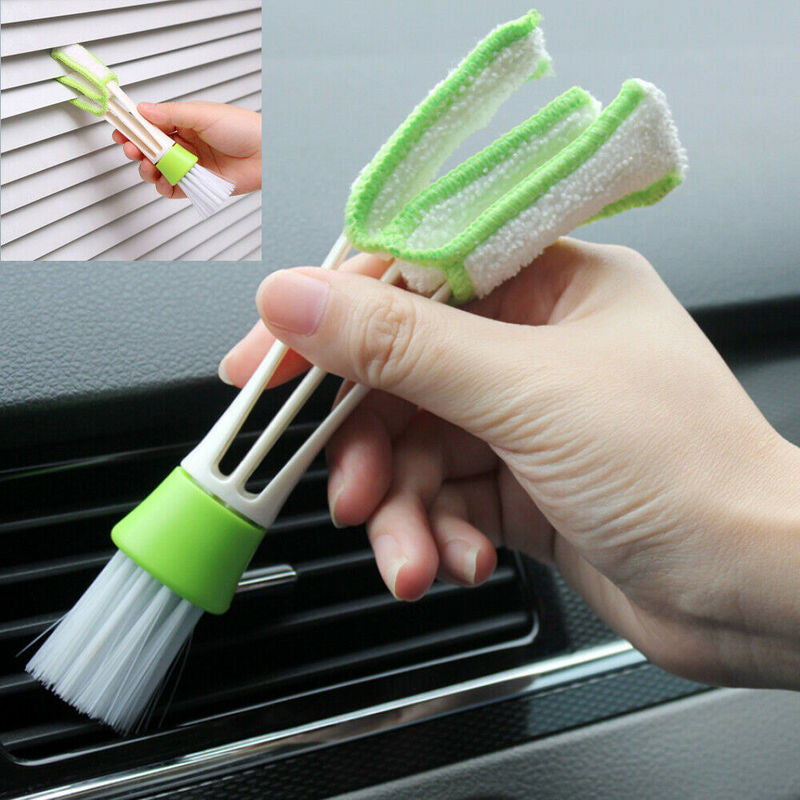 1 Car cleaning accessories, car air conditioning ventilation louver cleaner, brush cloth, and cleaning agent