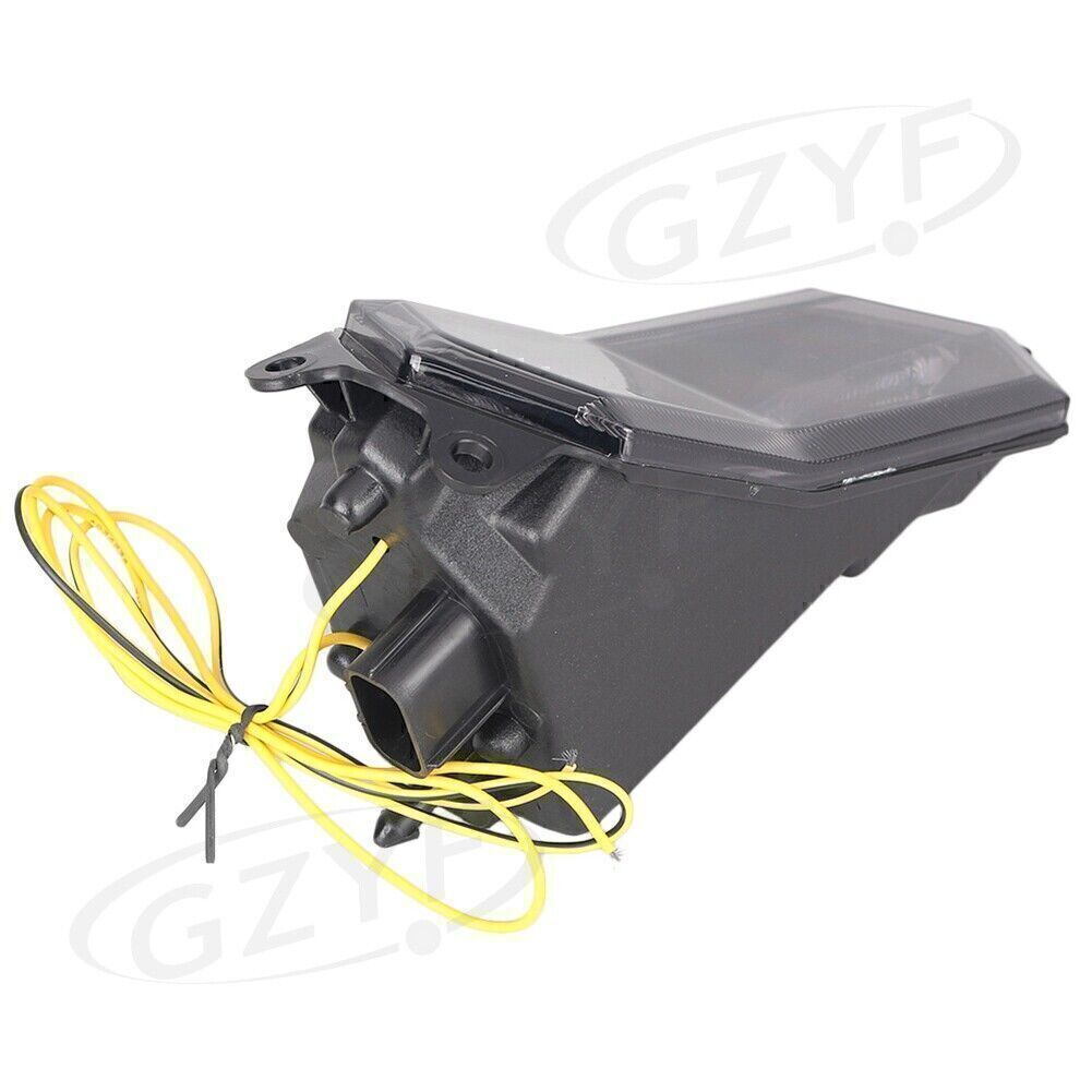 LED Tail lights Brake Lamp w/ Signal for Yamaha YZF R1 R1S 2015 2016 Black