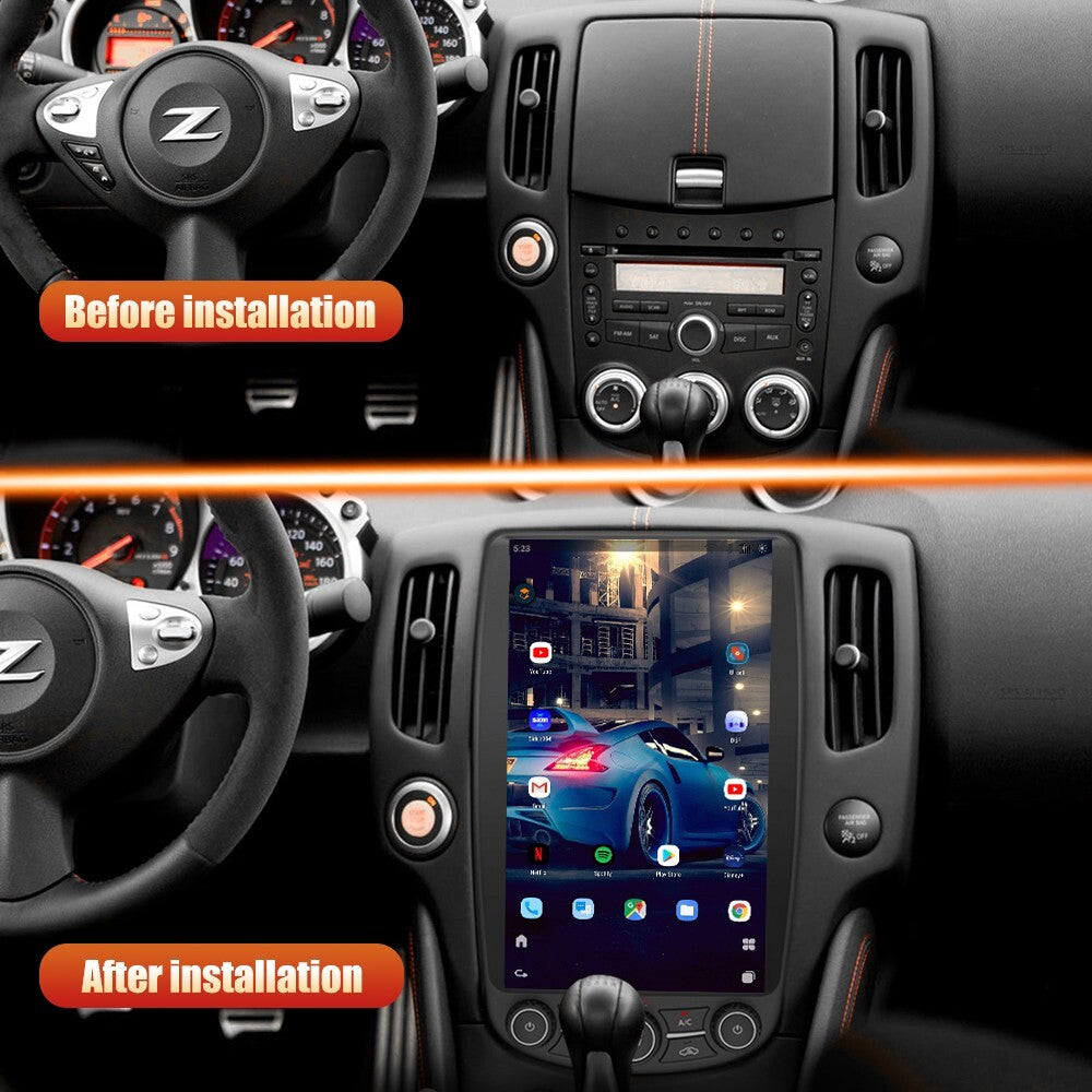 13.6 for Tesla Style Car Radio Android GPS Navi Head Unit for Nissan 370Z 2009-2021