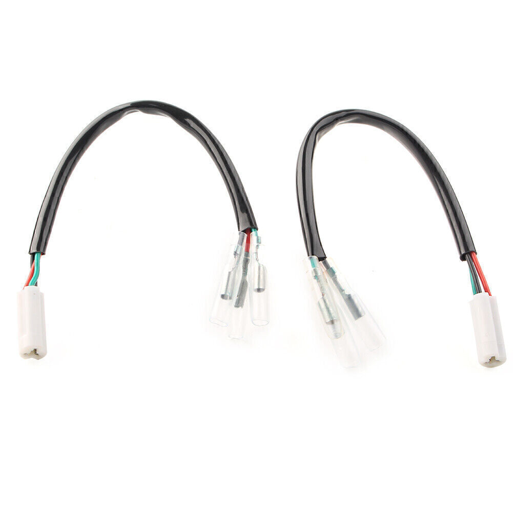 for Yamaha R1 R3 R6 FZ07 FZ1 3-Wire Front Turn Signal Splitter Harness Y-Adapter