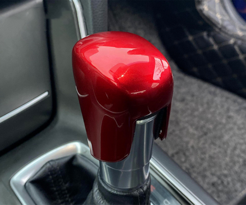 Red Painted Inner Gear Shift Knob Cover Trim Cap ABS for Honda HR-V HRV 2023