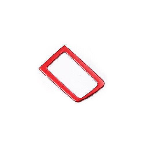 for Chevy Equinox 2018-2023 Red Steel Console Electronic Handbrake Cover Trim