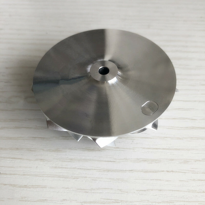 K04 9+0 Blade High-Performance Turbine Compressor Wheel of Aluminum 2618/Burnt