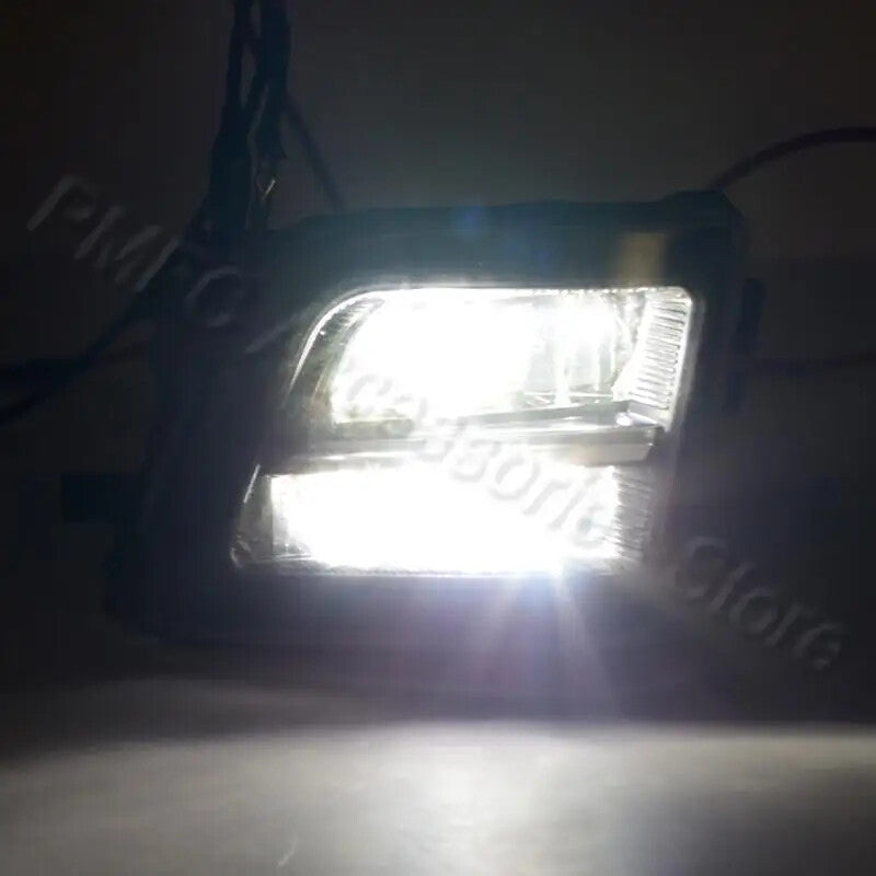 The left-side LED front fog light is suitable for BMW 7 Series F01, F02, and F03 models from 2011 to 2015.