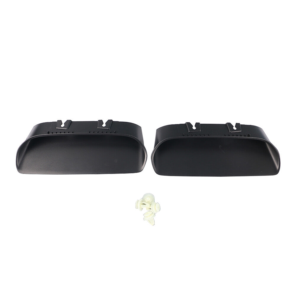 Fits for Challenger 2019-2020 2Pcs Left Right Side Hood Bezels Black