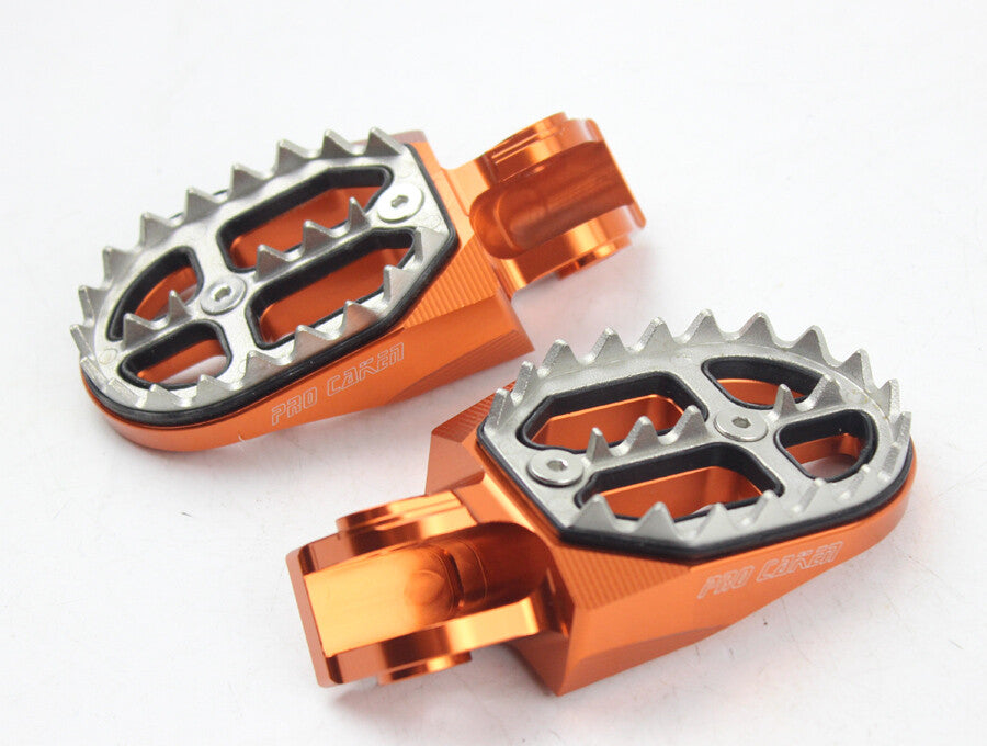 Orange CNC Foot Pegs for KTM SX SXF EXC 125 250 300 450 520 525 600 990 Bike Peg