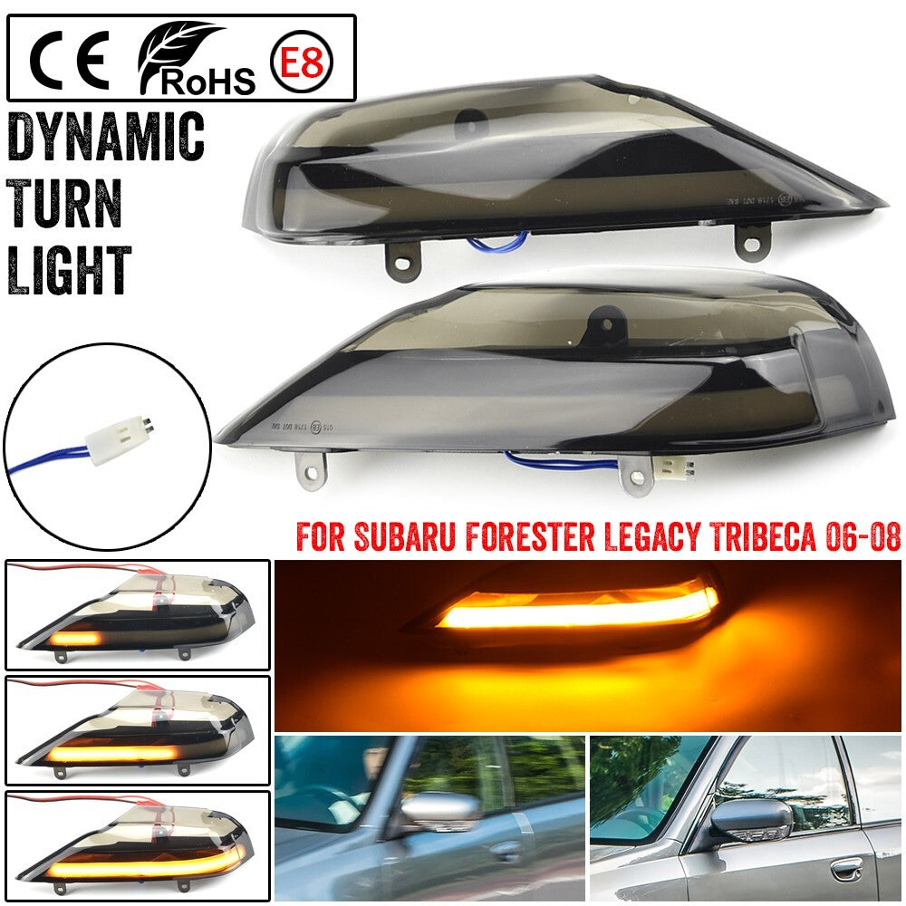 Dynamic Turn Signal Light for Subaru Forester Legacy Tribeca 06-08
