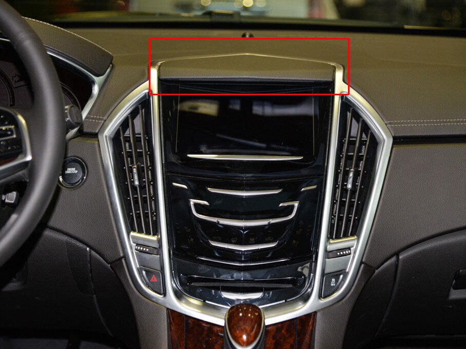 1P Carbon Fiber Central Console Navigation Strip Trim for Cadillac SRX 2010-2012