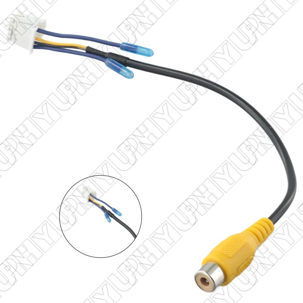 1¡Á 10 Pin Car Android Stereo Backup Camera RCA Reversing Rear View Cable Adaptor