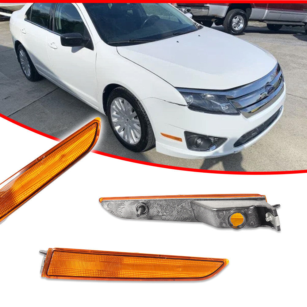 Front fender side markings/signal light amber housing for 2010-2012 for Ford Fusion