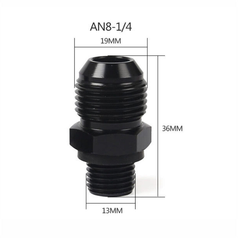 8AN-1/4 Transmission 2pcs Oil Cooler Adapter Fitting GM Turbo 350 400 4L60E 200R