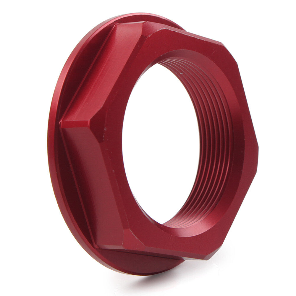 Universal Motorcycle Triple Tree Stem Yoke Center Hole Nut CNC