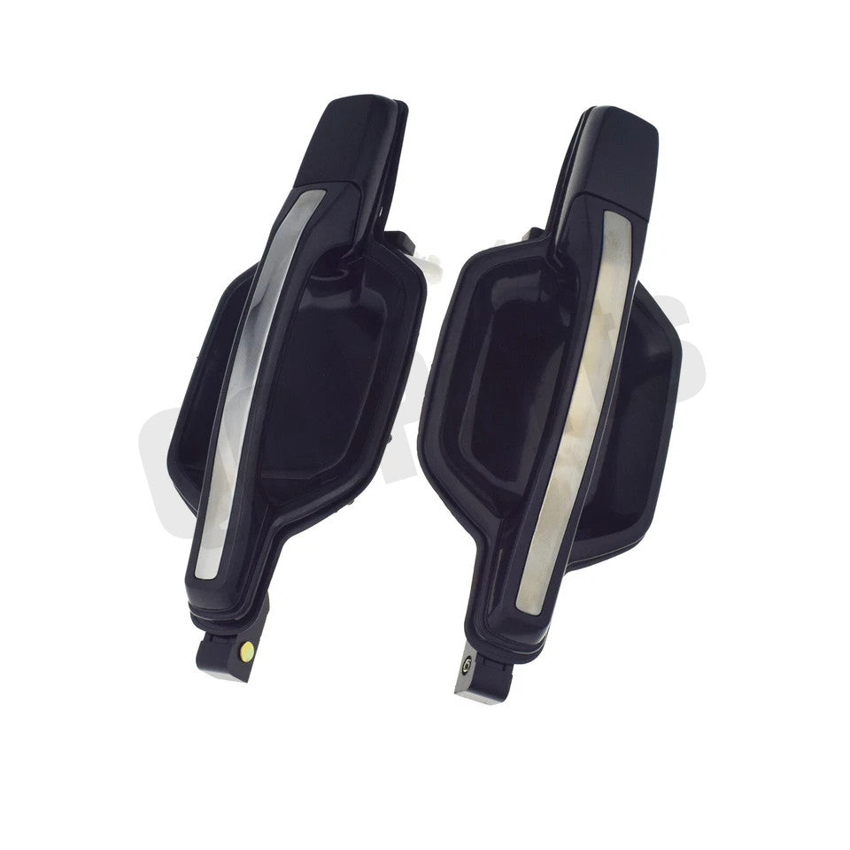 A pair of rear left and right exterior door handles suitable for Mitsubishi Montero 2001-2006