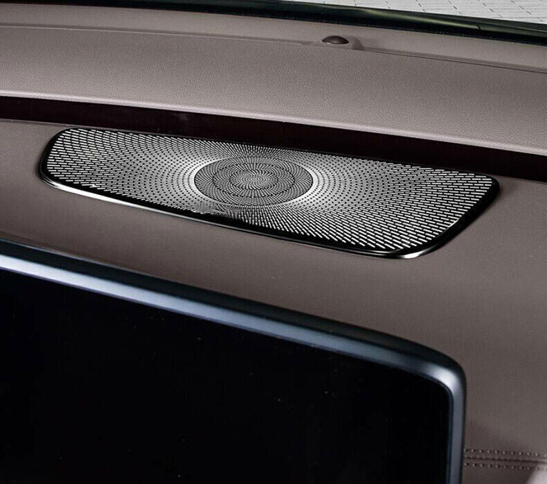 for Kia Carnival 22-2024 Black Steel Inner Dashboard Speaker Frame Cover Trim 3X