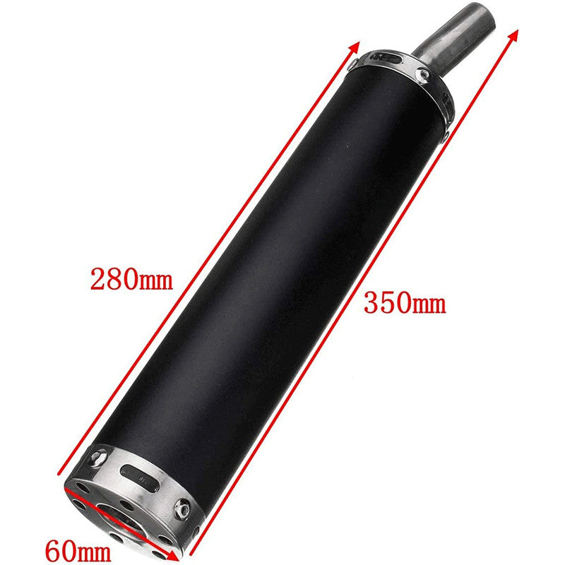 22mm Exhaust Pipe Muffler For Motorcycle Street Dirt Bike ATV black