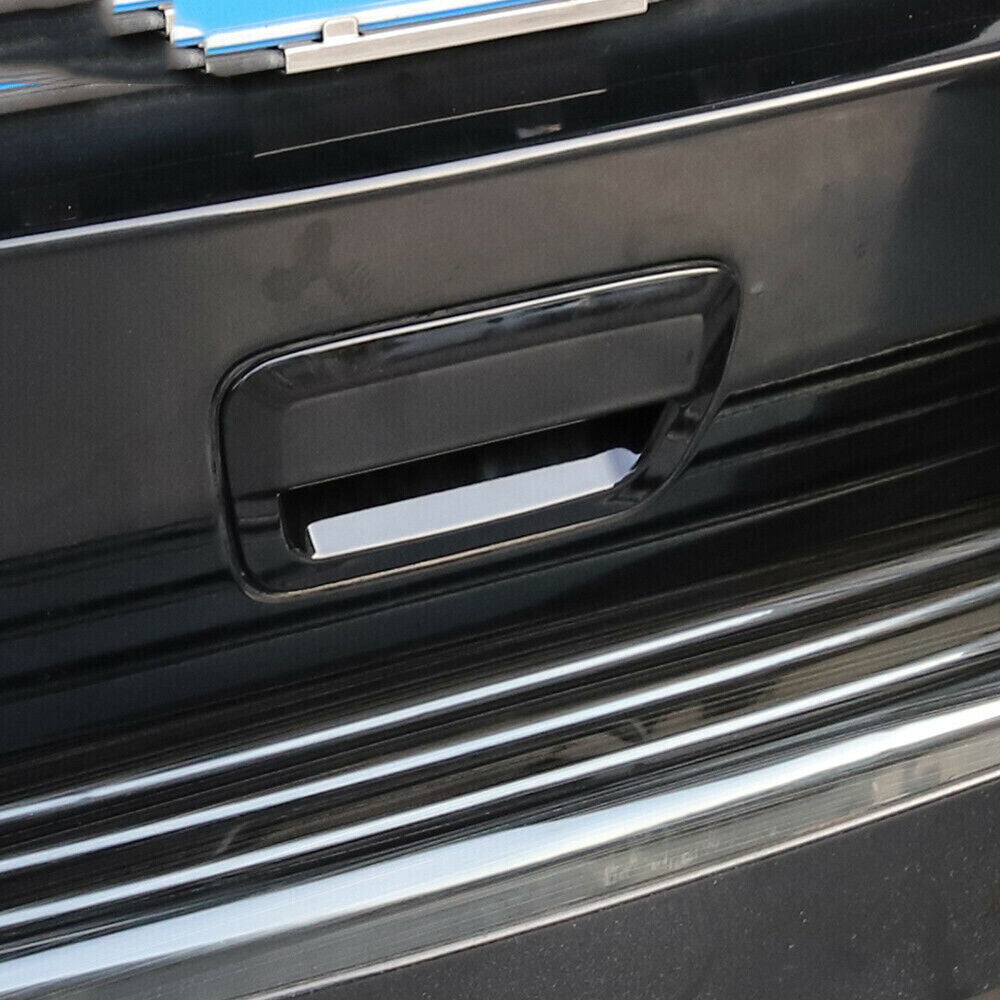 Glossy Black Trunk Tailgate Handle Cover Trim for Jeep Grand Cherokee 2011-2021