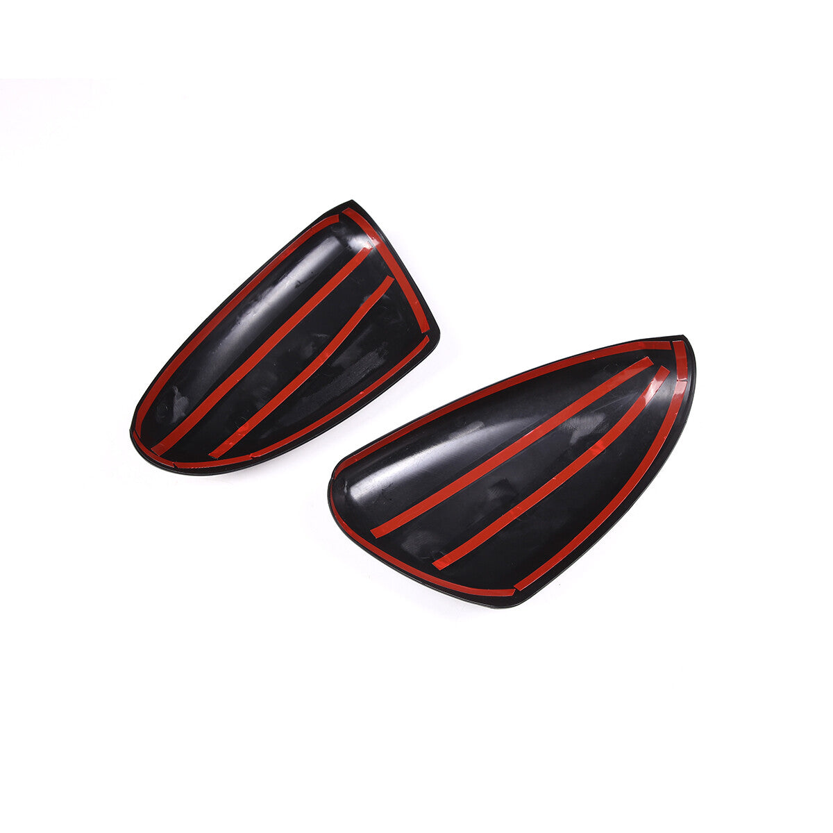8-Pack Red Carbon Air Conditioner Socket Ventilation Decorative Stickers for Corvette C8 Z51 20-23