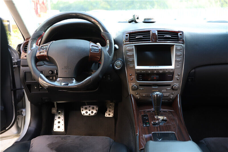 Car Middle Air Outlet Vent Cover Trim Inner Fit for Lexus IS 2006-2011 Red Wood