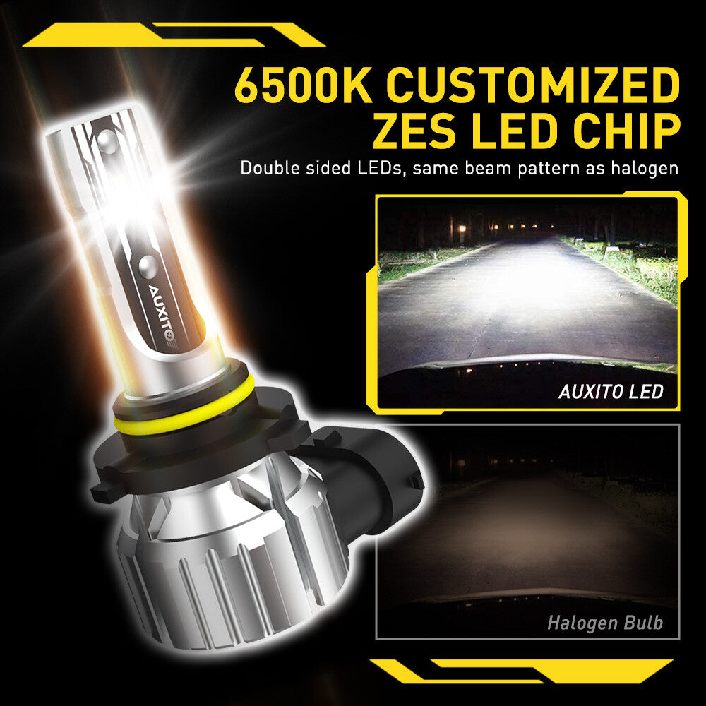 AUXITO 9005 H11 Unified LED Gum Water 6500K Kaohsiung All-American White