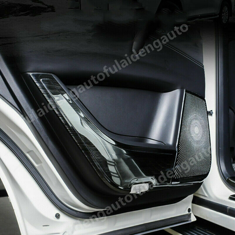 for Nissan Armada Patrol Y62 2017-2019 Black Inner Door Anti-Kick Pad Guard Trim