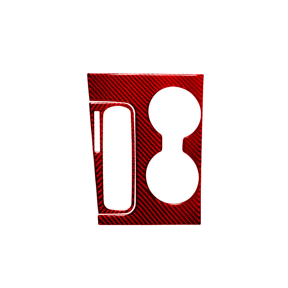 Red Carbon Fiber Gear Shift+ for Seat Button Trim Type A for Chevy Impala 2014-2020
