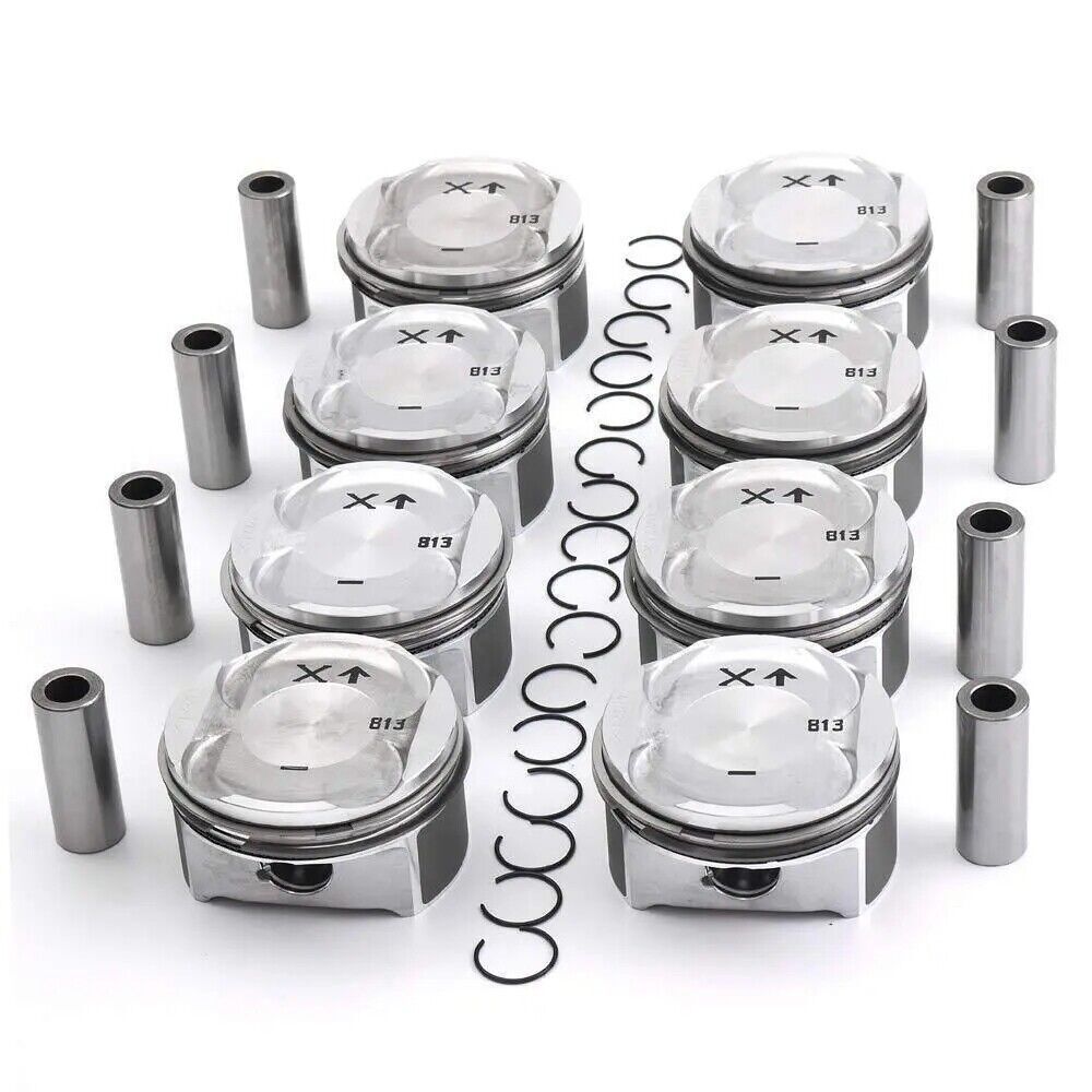 Pistons+Rings Kit STD ¦µ93mm 8pcs Fits for Porsche for Cayenne Turbo S 4.5T M48.50