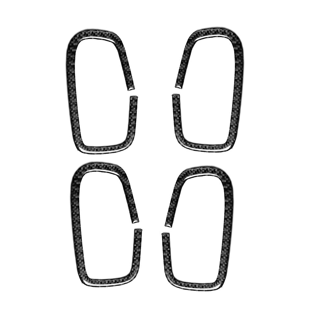 4X Carbon Fiber Door Handle Panel Cover Trim for Suzuki Grand Vitara 2006-2013