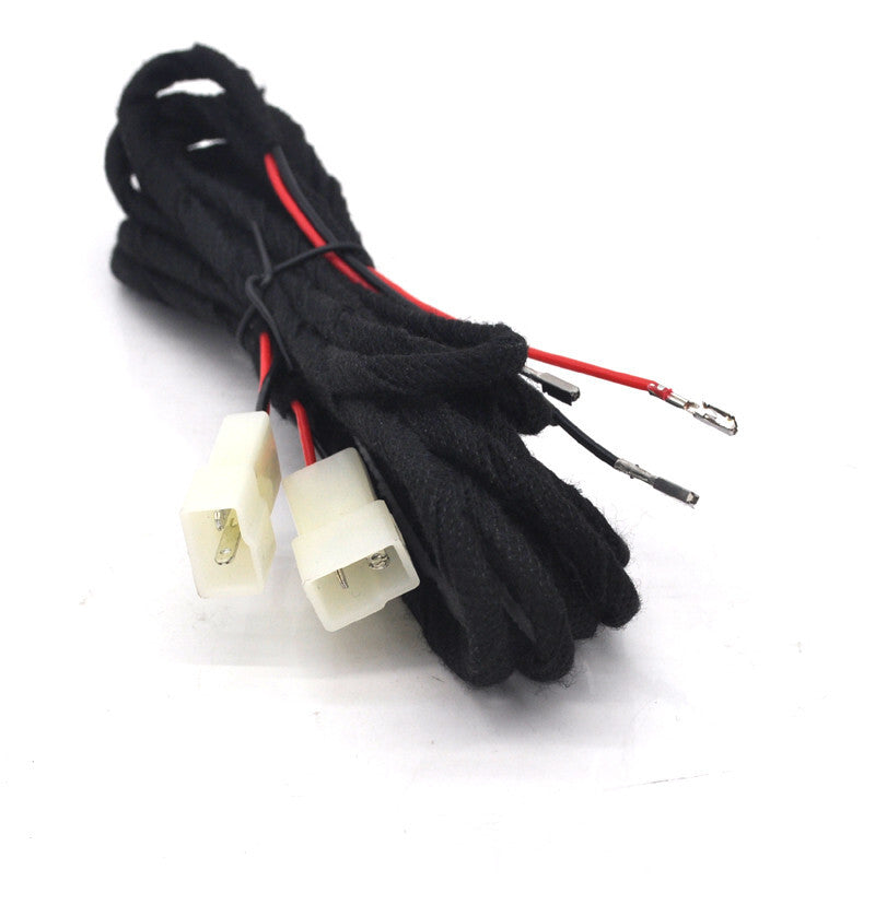 2x Retrofit Side Mirror Puddle Light cable harness for Mercedes W205 C 2015-2022