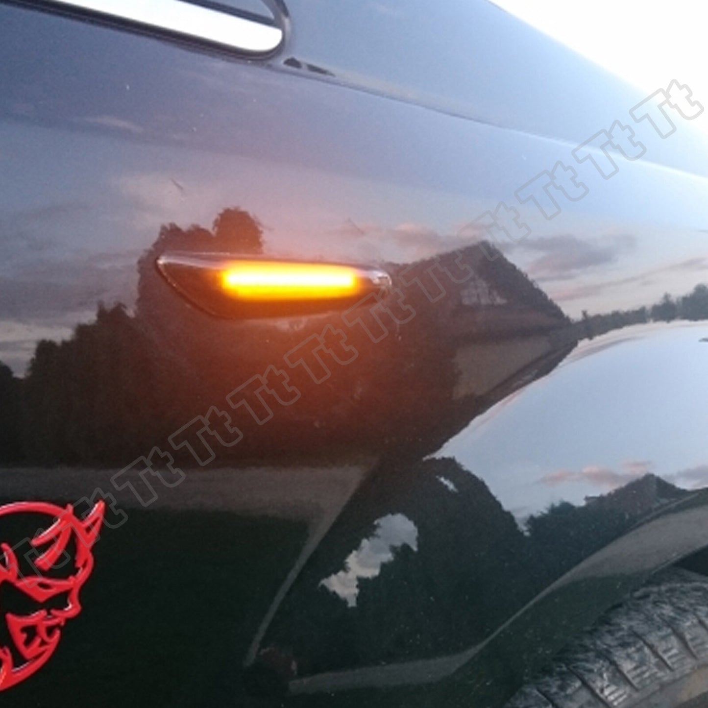 for BMW E60 E61 E82 E88 E90 E91 E92 E93 Sequential Smoke LED Side Marker Lights