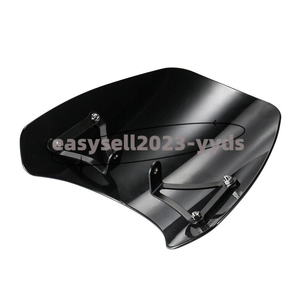 Motorcycle Headlight Black Windshield Wind Deflector Windscreen for Honda CB650R