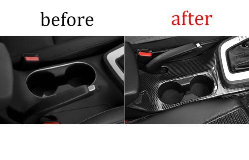 for Hyundai for Elantra 2016-2018 Carbon Fiber Central Console Gear Shift Cover Trim