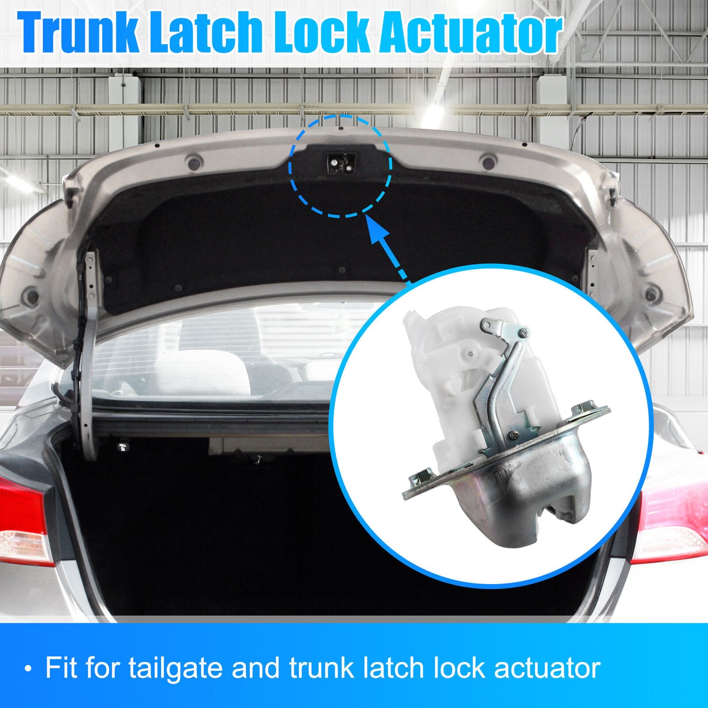 Tailgate Trunk Latch Lock Actuator for 2009-14 for Subaru Impreza STI WRX Hatchback