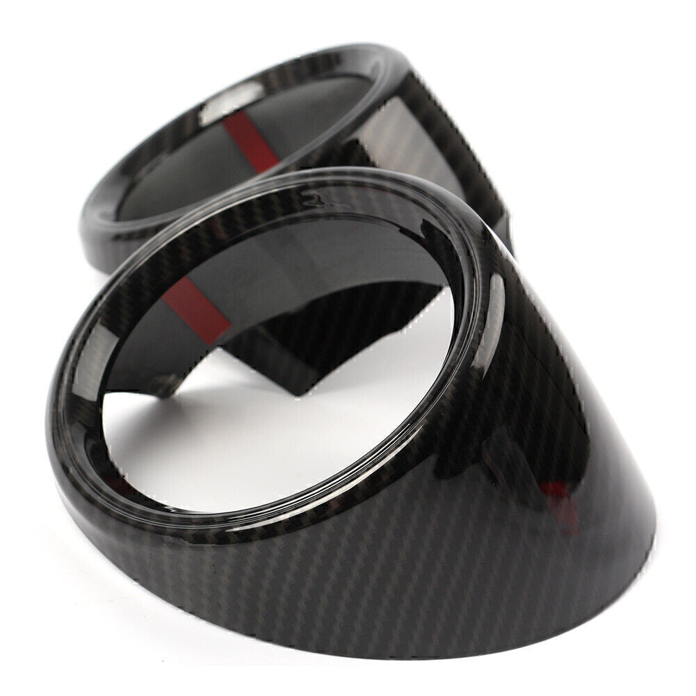 Dashboard Air Outlet Vent Tirm fit for Alfa Romeo Giulia 2017-2018 Carbon Fiber Car