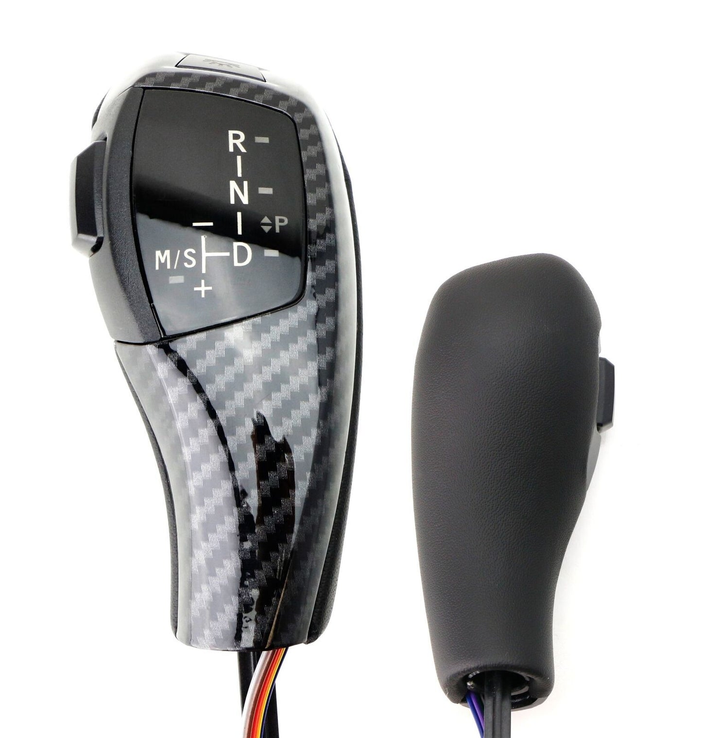 for BMW E90 E92 E93 F30 Style Carbon Fiber LED Shift Knob Gear Selector Upgrade