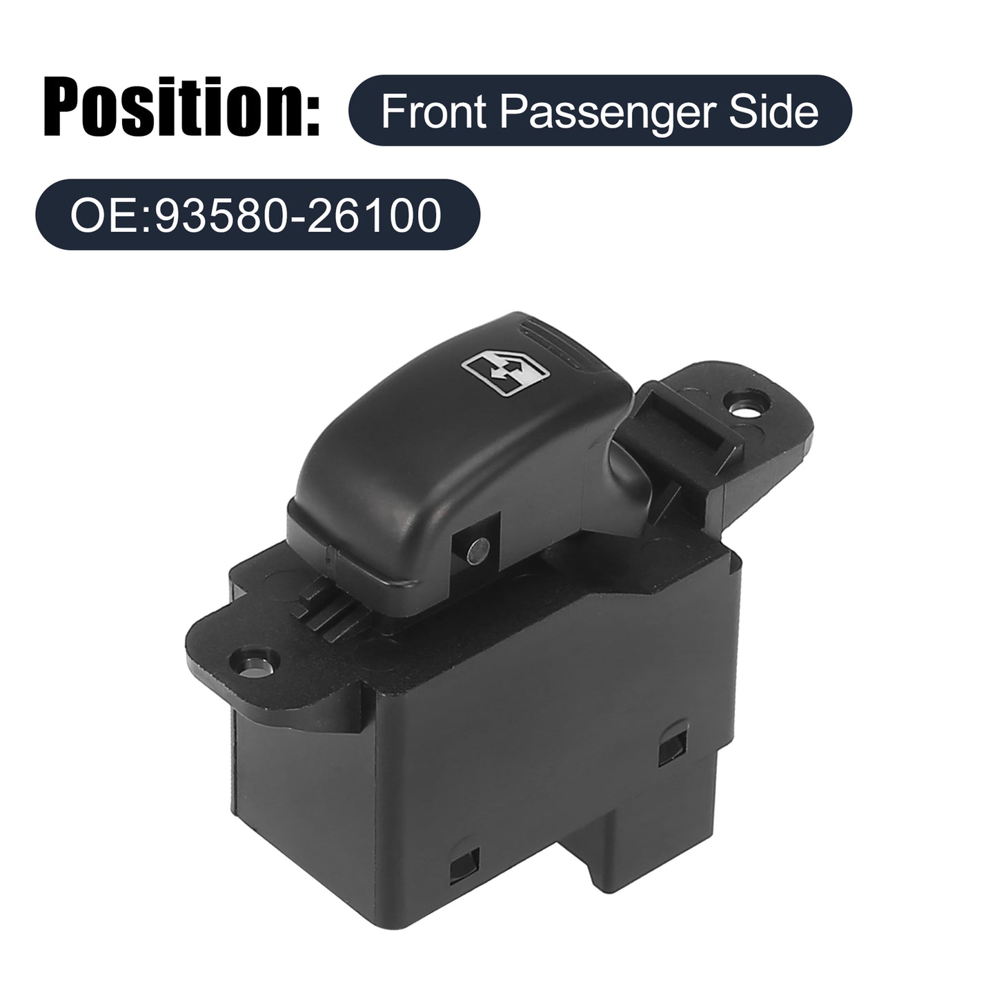 93580-26100 Power Window Switch Front Passenger Side for Hyundai Santa Fe 01-06