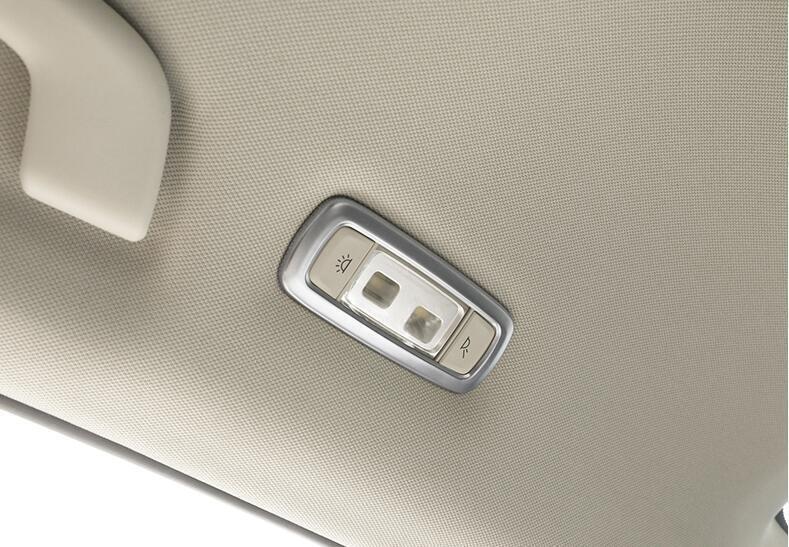 2PCS Silver ABS Cover Trim Rear Reading Light for BMW X3 G01 X4 G02 2018-2021