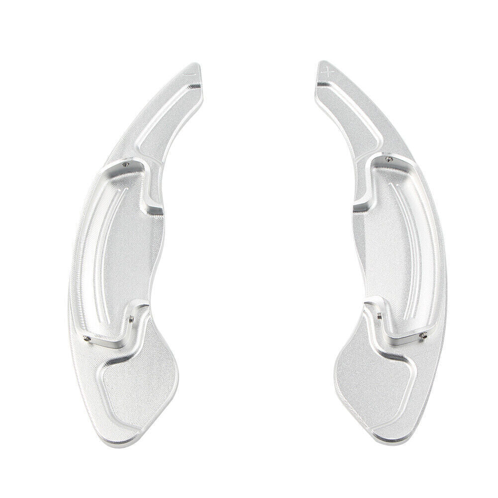 2x Car Steering Wheel Shifter Paddle Extension Fit for Honda Accord for Acura CDX Silver