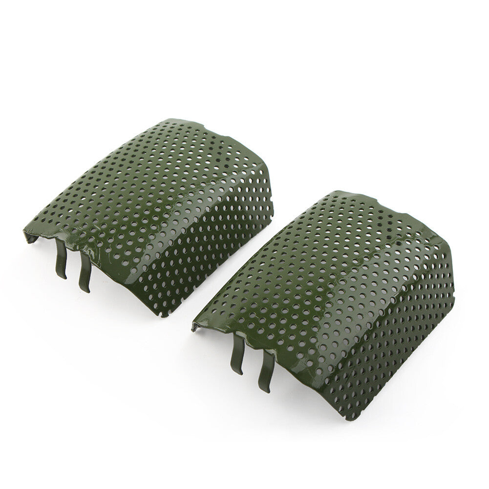 Steel Front Caliper Screen Inserts for Harley V-Rod Touring 2006-2019 Green
