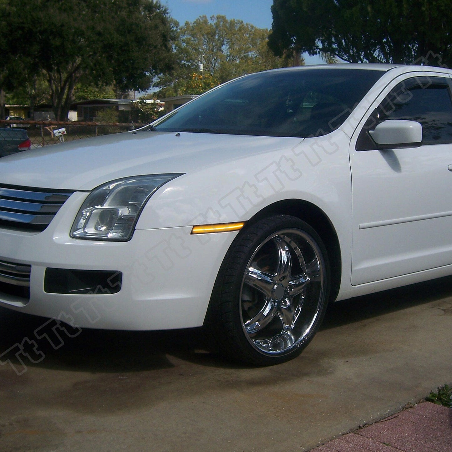 Suitable for 06-09 for Ford Fusion for Mercury Milan front LED side marker lights smoked lens